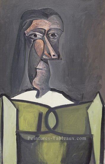 Bust of Femme 1922 cubism Pablo Picasso Peintures à l'huile